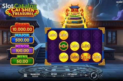 Οθόνη3. Cai Shen Treasures Κουλοχέρης
