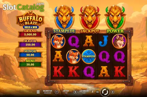 Οθόνη2. Buffalo Blaze: Hold & Win Κουλοχέρης