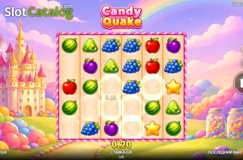 Οθόνη3. Candy Quake Κουλοχέρης