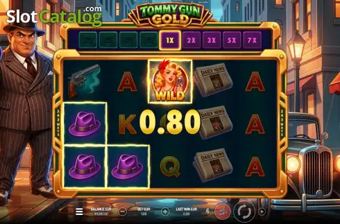 Οθόνη3. Tommy Gun Gold Κουλοχέρης