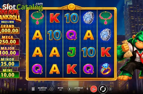 Οθόνη2. Big Ape Bankroll: Hold & Win Κουλοχέρης 