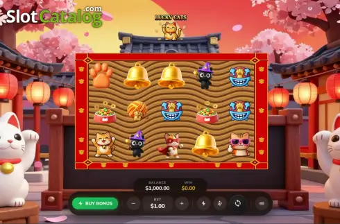 Οθόνη2. Lucky Cats (Trendyblast Gaming) Κουλοχέρης