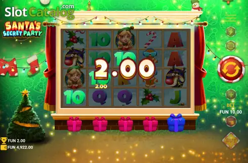 Οθόνη3. Santa's Secret Party Κουλοχέρης