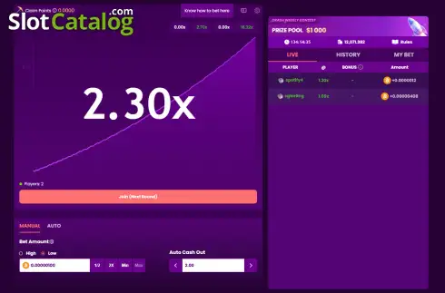 Οθόνη2. Crash (Trustdice) Κουλοχέρης