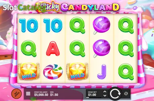 Οθόνη2. Sticky Candyland Κουλοχέρης