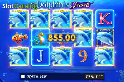 Οθόνη3. Dolphin’s Jewels Κουλοχέρης