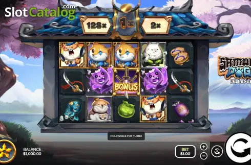 Οθόνη2. Samurai Dogs: Unleashed Κουλοχέρης