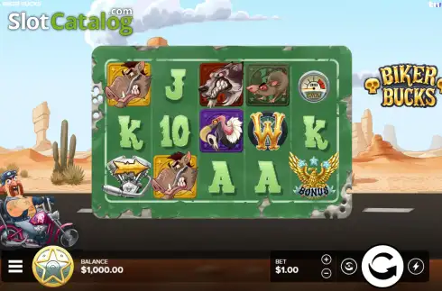 Οθόνη2. Biker Bucks Κουλοχέρης