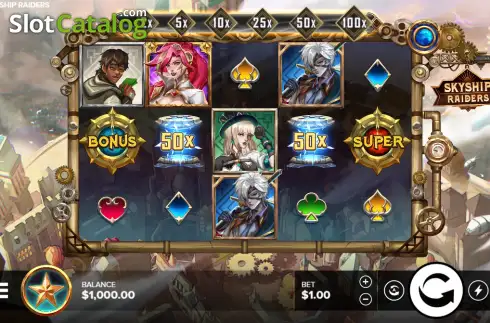 Οθόνη2. Skyship Raiders Κουλοχέρης