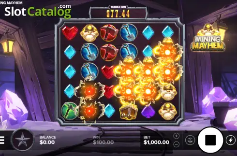 Οθόνη3. Mining Mayhem Κουλοχέρης