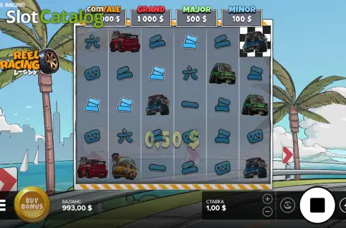 Οθόνη3. Reel Racing Κουλοχέρης