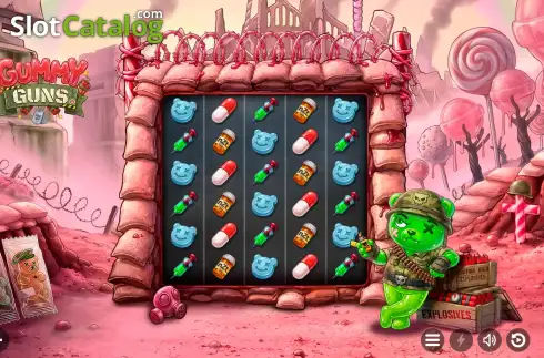 Οθόνη2. Gummy Guns Κουλοχέρης