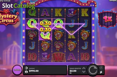 Οθόνη3. Mystery Circus Κουλοχέρης