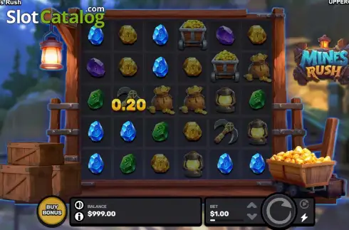 Οθόνη3. Mines Rush Κουλοχέρης
