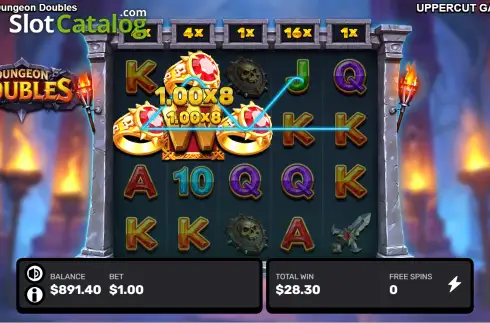 Οθόνη3. Dungeon Doubles Κουλοχέρης 