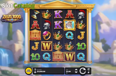 Οθόνη2. Zeus 1000 (Uppercut Gaming) Κουλοχέρης