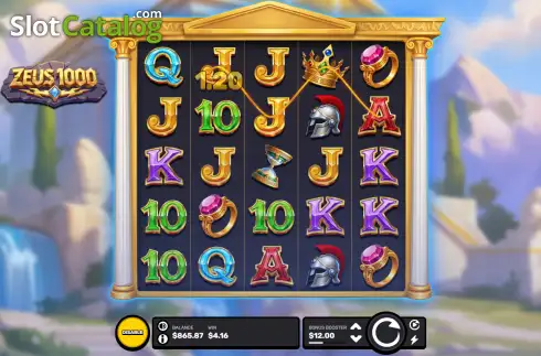 Οθόνη3. Zeus 1000 (Uppercut Gaming) Κουλοχέρης