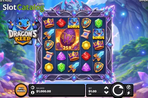 Οθόνη2. Dragons Keep (Uppercut Gaming) Κουλοχέρης 