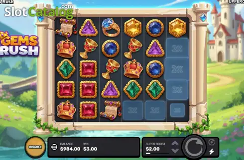 Οθόνη3. Gems Rush (Uppercut Gaming) Κουλοχέρης 