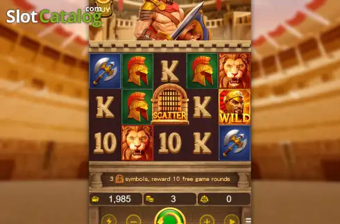 Οθόνη2. Roman Gladiator Κουλοχέρης 