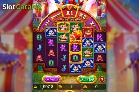 Οθόνη2. Joker Carnival 4096 Κουλοχέρης 