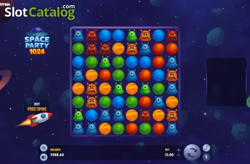 Οθόνη2. Space Party 1024 Κουλοχέρης