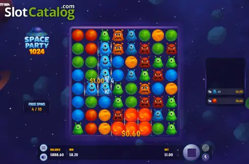 Οθόνη3. Space Party 1024 Κουλοχέρης