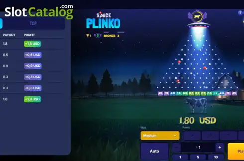 Οθόνη3. Space Plinko Κουλοχέρης 