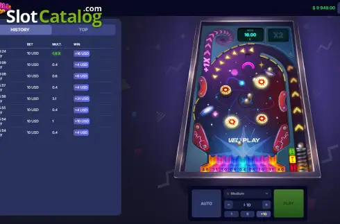 Οθόνη3. Pinball Rush Κουλοχέρης