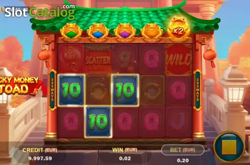 Οθόνη3. Lucky Money Toad Κουλοχέρης 