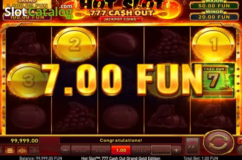 Οθόνη3. Hot Slot: 777 Cash Out (Voltent) Κουλοχέρης