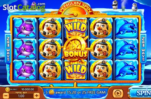 Οθόνη2. Penguin Quest Κουλοχέρης