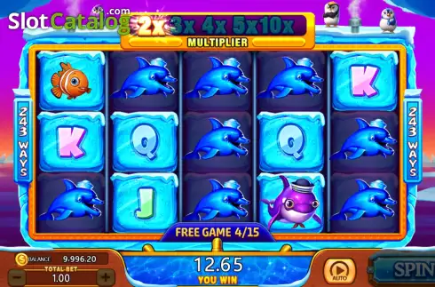 Οθόνη3. Penguin Quest Κουλοχέρης