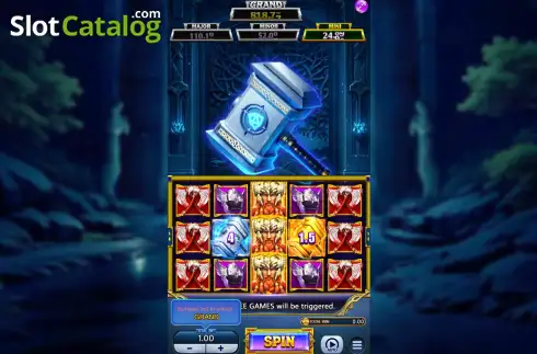 Οθόνη2. Hammer of Thunder (VPlus Games) Κουλοχέρης