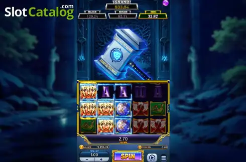 Οθόνη3. Hammer of Thunder (VPlus Games) Κουλοχέρης