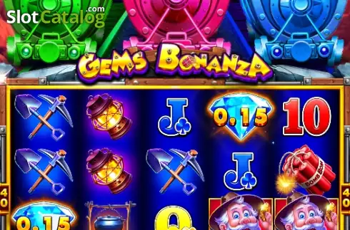 Οθόνη2. Gems Bonanza (VPlus Games) Κουλοχέρης