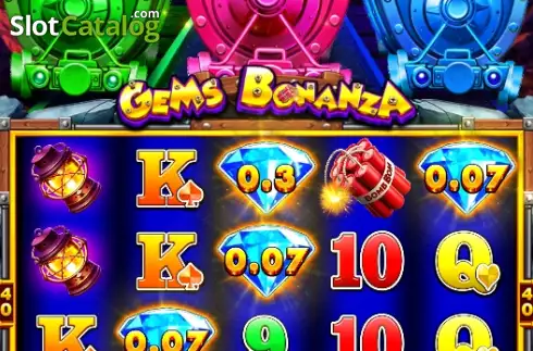 Οθόνη3. Gems Bonanza (VPlus Games) Κουλοχέρης