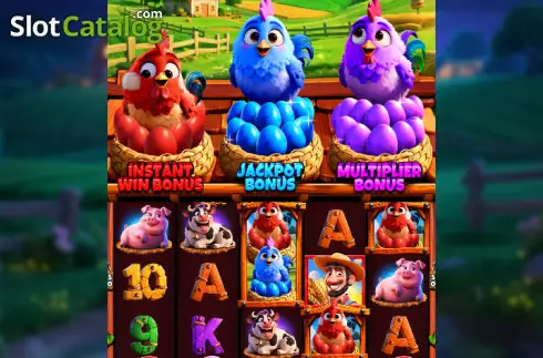 Οθόνη2. Crazy Chicken (VPlus Games) Κουλοχέρης 