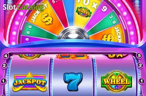 Οθόνη2. Gold Wheel Jackpot Κουλοχέρης