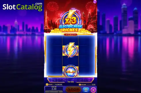 Οθόνη3. Electric Neon Riches Κουλοχέρης