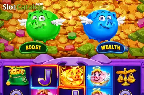 Οθόνη3. Piggies Wealthy Angelic Κουλοχέρης 