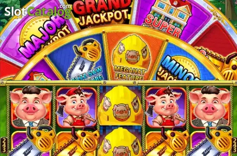 Οθόνη2. Huffin' and Puffin' Jackpot Κουλοχέρης