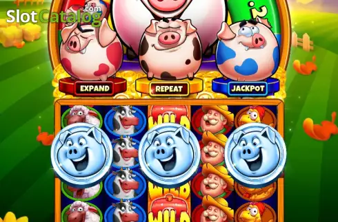 Οθόνη2. Rich Piggies World Κουλοχέρης 