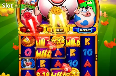 Οθόνη3. Rich Piggies World Κουλοχέρης 