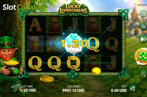 Οθόνη3. Lucky Leprechauns (Web3Originals) Κουλοχέρης 