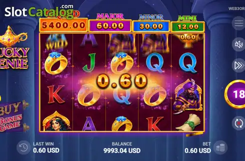 Οθόνη3. Lucky Genie Κουλοχέρης