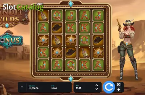 Οθόνη2. Bandit Wilds Κουλοχέρης