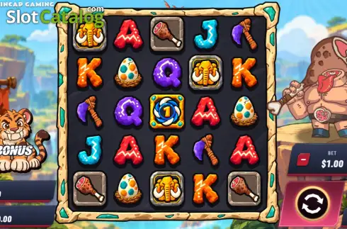 Οθόνη2. Stoneage Bandits Κουλοχέρης