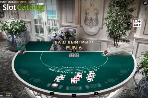 Οθόνη3. Monaco Instant Blackjack Κουλοχέρης