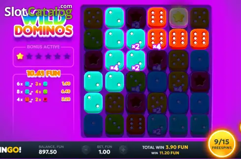 Οθόνη3. Wild Dominos Κουλοχέρης